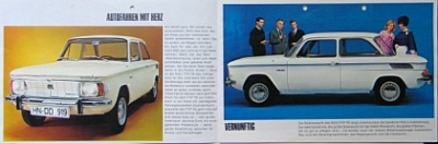 Preview: NSU Automobil Prospekt  Typ 110  16 Seiten  1966   nsu-op66