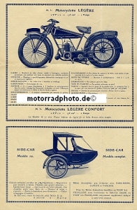 Preview: La Francaise Diamant Motorrad Prospekt 12 Seiten 1927  lfd-p27
