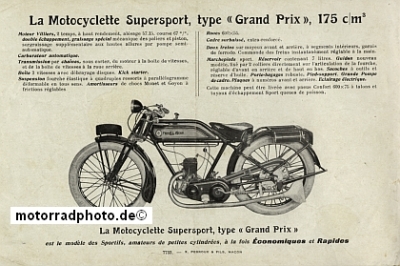 Preview: Monet Goyon Motorrad Prospekt 6 Seiten 1926   mg-p26