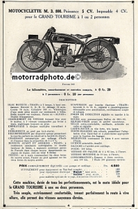 Preview: Train Motorrad Prospekt 8 Seiten 1928   train-p28