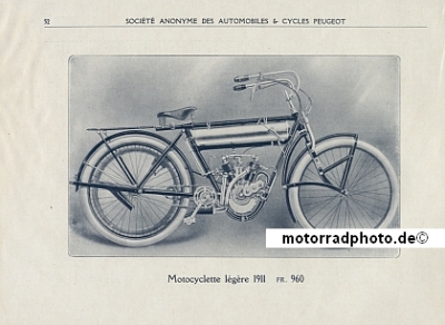 Preview: Peugeot Motorrad + Fahrrad Katalog 64 Seiten 1911   peu-p11