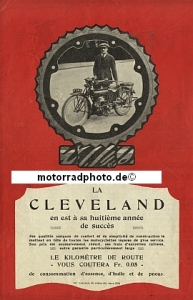 Preview: Cleveland Motorrad Prospekt 4 Seiten  1922   cleve-p22