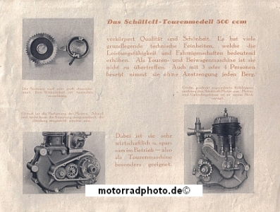 Preview: Schüttoff Motorrad Prospekt 8 Seiten 1930  sc-p30