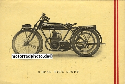 Preview: DFR Motorrad Prospekt 8 Seiten  1922  dfr-p22