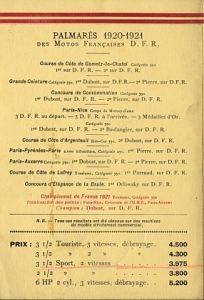 Preview: DFR Motorrad Prospekt 8 Seiten  1922  dfr-p22