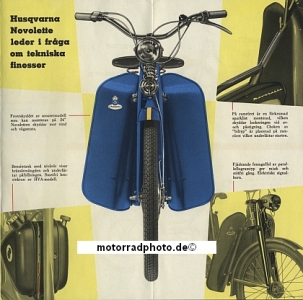 Preview: Husqvarna Kleinmotorrad Prospekt  8 Seiten 1955  hus-p55