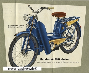 Preview: Husqvarna Kleinmotorrad Prospekt  8 Seiten 1955  hus-p55