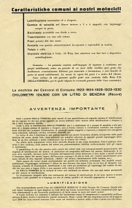 Preview: Della Ferrera Motorrad Prospekt 4 Seiten 1938  dellafe-p38