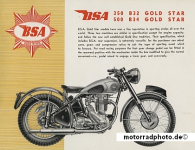 Preview: BSA Motorrad Prospekt 20 Seiten 1952  bsa-p52-2