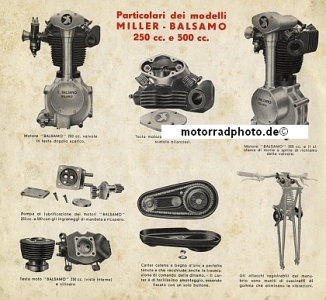 Preview: Miller-Balsamo Motorrad Prospekt  16 Seiten  1937  mil-p37