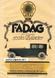 FADAG Automobil Plakat Motiv 1922  fadag-po01