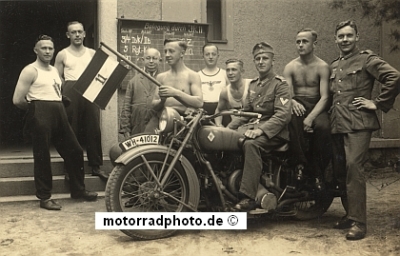 Victoria Motorcycle Photo Typ  KR 6  2 Cyl. 596ccm 1932-37  v-mf02