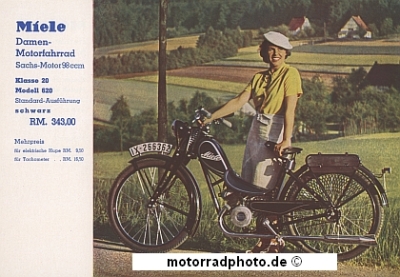 Preview: Miele Kleinmotorrad Prospekt 12 Seiten 1939  miel-p39