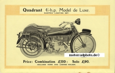 Preview: Quadrant Motorrad Prospekt 28 Seiten 1923  quad-p23