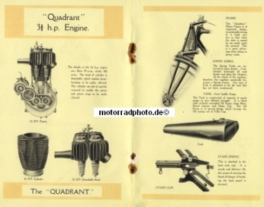 Preview: Quadrant Motorrad Prospekt 28 Seiten 1923  quad-p23