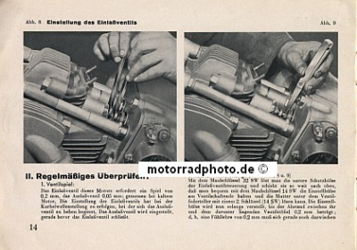 Preview: Victoria Motorrad Betriebsanleitung KR 9 28 Seiten 1936  vic-bal-kr9