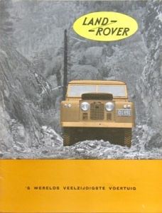 Landrover Brochure Serie I  8 Pages  1956  laro-op56