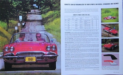 Preview: Chevrolet Corvette Faltprospekt 6 Seiten  1961  chev-op61 Preview: Chevrolet Corvette Faltprospekt 6 Seiten  1961  chev-op61
