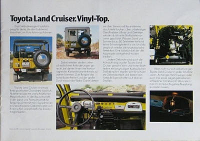 Preview: Toyota Landcruiser Brochure  BJ/FJ Models 16 Pages 1978  toyo-p78