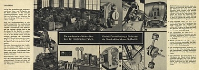 Preview: Universal Motorrad Prospekt   8 Seiten 1950  uni-p50