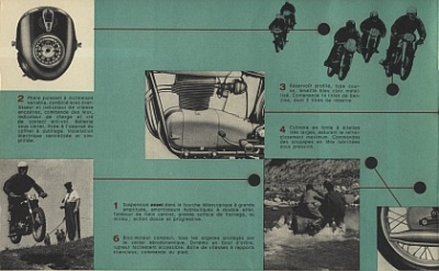 Preview: Universal Motorrad Faltprospekt  8 Seiten 1959  uni-p59