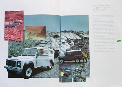 Preview: Land-Rover Automobil Brochure Typ 90/110  24 Pages 1986 laro-op86