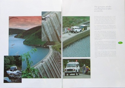 Preview: Land-Rover Automobil Brochure Typ 90/110  24 Pages 1986 laro-op86