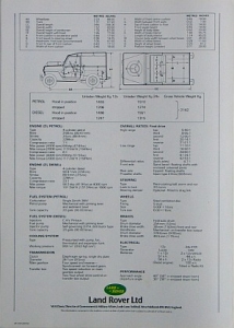 Preview: Land-Rover Automobil Brochure 1/2 TON Military 4 Pages 1980 laro-op80-2