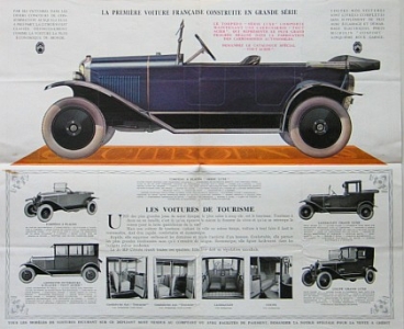 Preview: Citroen Automobil Prospekt TYP 10 HP 8 Seiten 1920  cit-op20