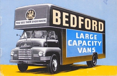 Bedford Lastwagen Prospekt 20 Seiten 1956  befo-op56