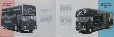 Preview: Bedford Lastwagen Prospekt 20 Seiten 1956  befo-op56