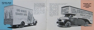 Preview: Bedford Lastwagen Prospekt 20 Seiten 1956  befo-op56