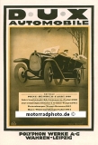 Dux Automobil Plakat  Motiv 1914   dux-po01-14