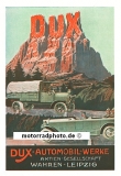 Dux Automobil Poster  Motiv 1917   dux-po02-17