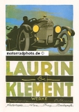 Laurin & Klement Automobil Poster  Motiv 1917  l&k-apo01-17