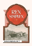 Rex Simplex Automobil Plakat Motiv 1917  resi-po01-17