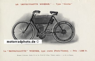 Werner Motorcycle Catalogue 28 Pages 1903   wer-p03