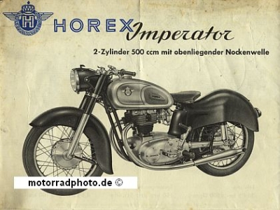 Preview: Horex Motorrad Prospekt Imperator  1956   ho-p56imp