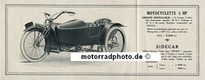 Preview: ABC- Gnome-Rhone Motorrad Prospekt 6 Seiten 1921  grh-p21