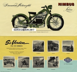 Preview: Nimbus Motorrad Prospekt 6 Seiten  1954  nim-p54