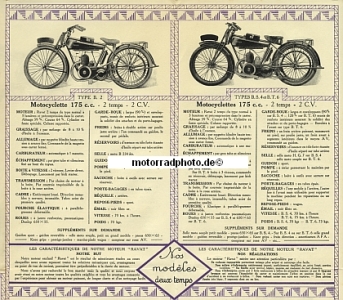 Preview: Ravat Motorrad Prospekt 8 Seiten 1928  rav-p28-2