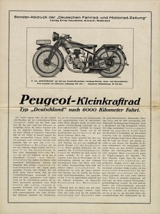 Peugeot Motorcycle Testreport P110 200ccm  1930   peu-t30