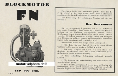 Preview: FN Motorrad Katalog 20 Seiten 1929/30   fn-p29/30