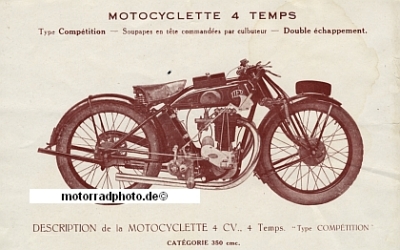 Preview: DFR Motorrad Prospekt 5 Seiten 1927  dfr-p27