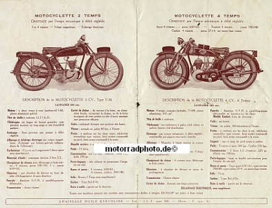 Preview: DFR Motorrad Prospekt 5 Seiten 1927  dfr-p27