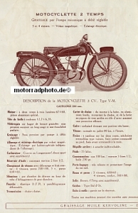 Preview: DFR Motorrad Prospekt 5 Seiten 1927  dfr-p27