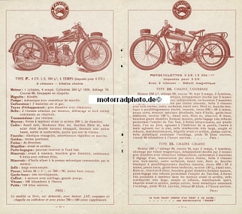 Preview: Favor Motorrad + Fahrrad Prospekt 28 Seiten 1928  fav-p28