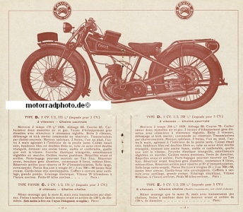 Preview: Favor Motorrad + Fahrrad Prospekt 28 Seiten 1928  fav-p28