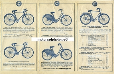 Preview: Favor Motorrad + Fahrrad Prospekt 10 Seiten 1933  fav-p33