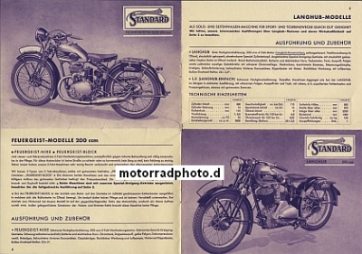 Preview: Standard Motorcycle Brochure  10 Sides 1935   st-op35